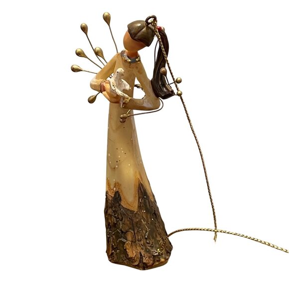 Handmade Antler Angel Figurine or Ornament - Picture 2 of 6